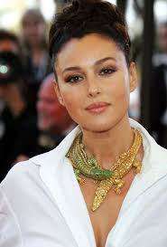 Actress image zip collection : Monica Bellucci Wore The Historic Cartier Maria Felix Tribute Necklace At Cannes