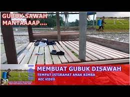 Cara membuat gazebo dari stik es krim diy easy ice cream stick gazebo youtube di 2021 es krim gazebo kreatif · detail gambar . Membuat Gubuk Sawah Tempat Istirahat Di Sawah Perlukah Youtube