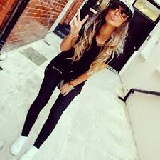 Black And White Air Forces Outfit Pin By Kayla Newsome On Hairstyles Fashion Style Cute Outfits