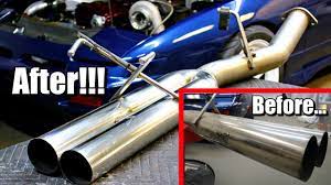 How To Restore Stainless Steel Exhaust For Free Youtube