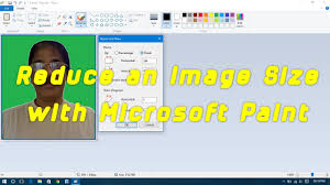 How To Resize An Image In Microsoft Paint Youtube