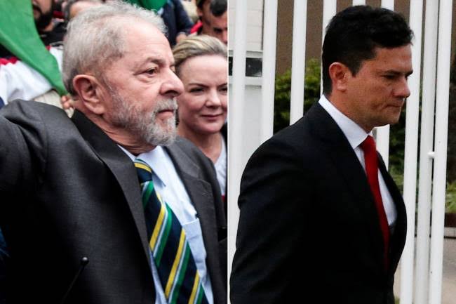 Resultado de imagem para imagem de lula e moro juntos"