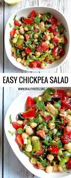 Tomato Garlic And Chickpea Salad Recipe Vegan Gluten Free Beauty Bites Recipe Chickpea Salad Recipes Easy Healthy Recipes Healthy Salad Recipes