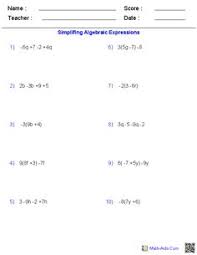 These are very basic inequality worksheets. 8 Sec 1 Math Ideas Math Algebra Worksheets Algebraic Expressions