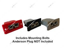 Find deals on products in electrical on amazon. 50 Amp Anderson Plug Flush Mount Cover Housing Bracket Panel Inc Bolts Black Ebay
