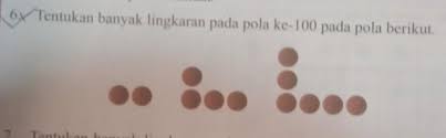 Soal dan jawaban smp tvri kamis 4 juni 2020 tentukan banyak lingkaran pada pola ke 20 berikut halaman all surya. Tentukan Banyak Lingkaran Pada Pola Ke 100 Pada Pola Berikut Dibantu Jawab Ya Brainly Co Id