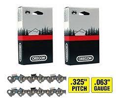 Why is chainsaw pitch important? 22lpx074g Oregon Full Chisel Chainsaw Chain 325 Pitch 74 Dl 063 Gauge