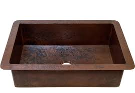 cocina undermount kitchen copper sink