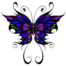 Beautiful Black And Purple Butterfly Butterfly Tattoo By Mynaito On Deviantart Purple Butterfly Tattoo Colorful Butterfly Tattoo Butterfly Tattoo