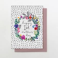 This year mother's day will be celebrated on 09 may 2021. Floral Happy 1st Mother S Day Card Paper Tiger