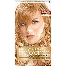 This hair color is less damaging to the hair and offers more temporary results that last up usually this type of hair dye also doesn't contain any ammonia and ppd (or contains lower amounts of these chemicals) and is indicated for. Amazon Com L Oreal Paris Superior Preference Fade Defying Shine Permanent Hair Color 9gr Light Golden Reddish Blonde Pack Of 1 Hair Dye Chemical Hair Dyes Beauty