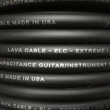 Lava Cable Elc Instrument Guitar Cable 100 Bulk Spool 2018 Black Extreme Low Capacitance