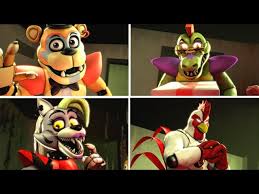 He seems to be very protective and well meaning judging by an official statue, depicting him allowing gregory to hide in his stomach from vanny. Fnaf Glamrock Animatronics Counter Jumpscares Youtube