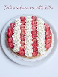 Tarte Aux Fraises Sur Palet Breton Tarte Aux Fraises Recette Tarte Aux Fraises Gateaux Et Desserts