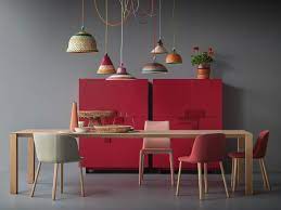 Woody Tavolo By Pianca Red Dining Room Italian Furniture Modern Italian Furniture