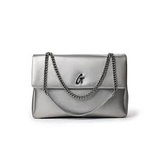 Glam-Aholic Lifestyle Platinum Vegan Leather Flap Bag - Luxury for Every  Woman