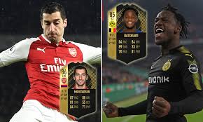 + actual brazil players+latest transfers. Fifa 18 Team Of The Week 21 Has Batshuayi And Mkhitaryan Daily Mail Online