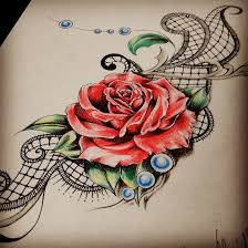 Lily flowers with swirls from calf to foot 60 Best Lace Tattoo Designs Meanings Sexy And Stunning 2019