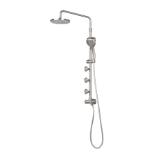 Made from stainless steel with a chrome finish, this shower arm will last you a lifetime. Lanikai Shower System 1028 Pulse Showerspas