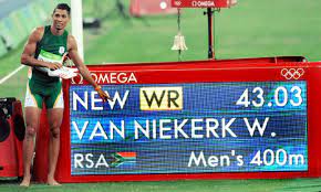 Wayde van niekerk broke the 400m world record with such incredible effort that actually looked like child's play to the spectators. Wayde Van Niekerk Breaks World 400m Record For Olympic Gold Aw