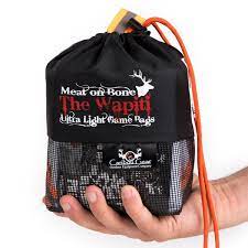 Synthetic game bags for elk. Caribou Gear The Wapiti Meat On Bone Ultra Light Game Bag Set Gohunt Shop