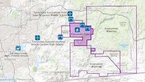Volcan mountain, san diego county, california: Cal Fire San Diego County Fire On Twitter Valleyfire Update The Fire Is Now 9 850 Acres And 1 Contained 11 Structures Destroyed Please See Updated Evacuation Map From County Of San Diego Https T Co Knirtr8kbn