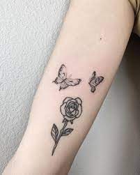 Two Tiny Butterfly Tattoos Tiny Butterfly Tattoo Butterfly Tattoo Tattoos