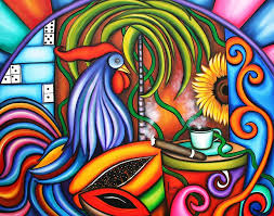 Colors Of My World By Annie Maxwell Creative Painting Cuban Art All Poster