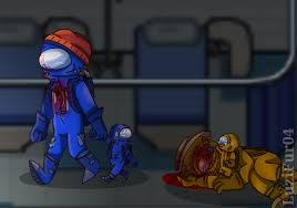 Blue human/alien in among us. What Happened To My Dad Mr Blue Among Us Funny Moments Among Us Funny Moments