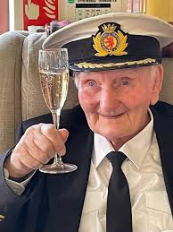 A very happy 102nd birthday to the amazing Dolan! The Skye-based retired  seaman was treated to a party and gifts to mark his special day, including  his very own captain's hat and