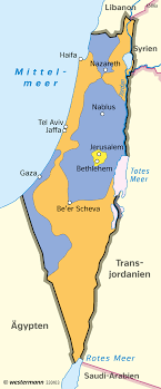 Karte von israel mit der hauptstadt jerusalem (de facto) tel aviv (de jure). Diercke Weltatlas Kartenansicht Israel Staatliche Entwicklung 978 3 14 100870 8 177 3 1