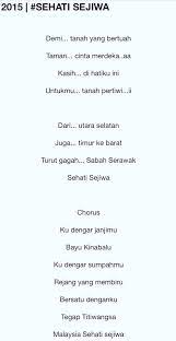 Semoga lagu ini dapat menaikan semangat sempena hari kemerdekaan nanti. Ahmad B Maslan A Twitter Sehatisejiwa Lirik Lagu Tema Hari Kebangsaan 2015 Http T Co R7pqwjo0o9