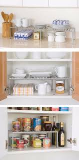 The Seville Classics Expandable Shelf Is A Versatile Option That Helps Maximize The Sto Kitchen Shelves Organization Shelf Organization Kitchen Cabinet Shelves