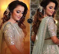 Indian wedding and reception hairstyle. Wedding Reception Hairstyles Trending In Indian Weddings Wedmegood