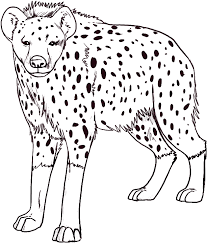 Hyena coloring page coloring home Hyena Coloring Pages 1 Coloring Pages Hyena Color