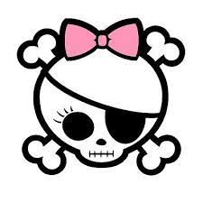 Pink Bow Eye Patch Lash Skull Artwork Skull Drawing Skull Tattoo Design