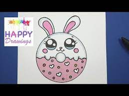How To Draw A Super Cute Bunny Donut Easy Happy Drawings Youtube Happy Drawing Cute Easy Drawings Cute Animal Drawings In this video, you will learn how to draw and color a super cute unicorn donut step by step :) if you want to.