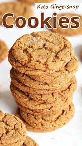 Keto Gingersnap Cookies All Recipes Top Recipes Today Recipe Keto Cookie Recipes Ginger Snap Cookies Keto Dessert Recipes
