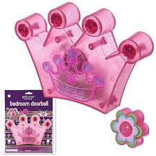 Princess Crown Tiarra Bedroom Doorbell Bed Room Door Bell Chime Buzzer Top Gifts Vintage Toys Doorbell Chime