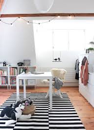 Ikea Stockholm Teppich I Ikea Malm Kommode I Ikea Fladis Korb I Ikea Lichterkette I Wohnen Unter Dem Dach Zimmer Haus Deko Schlafzimmer Madchen