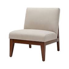 Madison Park Kari Slant Back Wood Accent Chair In Cream Upholstered Chairs Accent Chairs Furniture