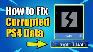 How To Fix Ps4 Corrupted Data Error And Redownload Game Data From The Cloud Best Method Youtube
