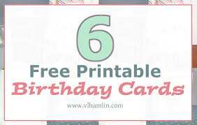Forget forgotten birthdays, because with printable cards you can make a last minute birthday card with a few clicks and a printer. Happy Birthday Card Printable Free Archives Food Life Design
