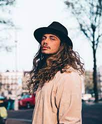 Men With Long Curly Hair Natural Hair Men Curls Free The Curls Curls Power Long Hair Styles Curly Hair Styles Naturally Long Curly Hair
