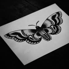 Black And White Butterfly Tattoo Meaning Beautiful Traditional Moth Tattoo Moth Tattoo Butterfly Tattoo