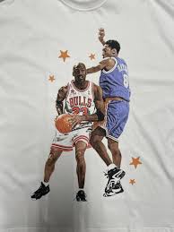 NBA × Streetwear × Vintage Jaee.Editz Kobe & Michael All-Star Game Tee