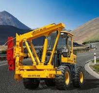 Hydraulic Traffic Crash Barrier Installation Machine