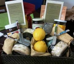 Breakfast Gift Basket With Tea English Muffins Nutella And Jams Include Linen Napkins Decorated Breakfast Gift Breakfast Gift Basket Tea Party Baby Shower