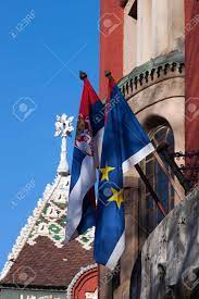 Attribution is required how to attribute? Serbia And Vojvodina Flag In Subotica Stock Photo Picture And Royalty Free Image Image 40200699