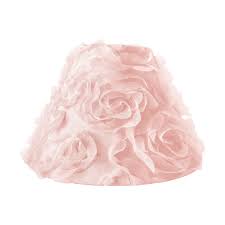 Shabby chic lamps & lamp shades : Pink Floral Rose Lamp Shade Solid Light Blush Flower Luxurious Elegant Princess Vintage Boho Shabby Chic Luxury Glam Roses Overstock 31939918